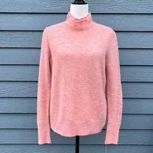 Cynthia Rowley Wool Blend Mockneck Sweater